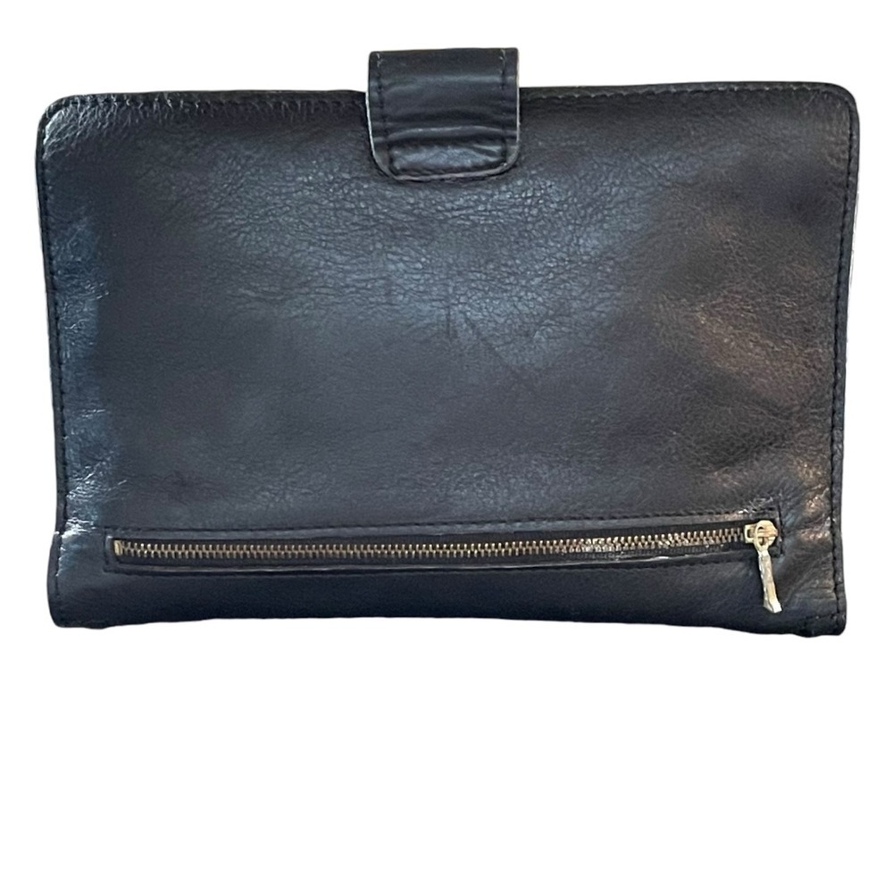 CaGi Vintage Black Leather Men's Bag Wrist Clutch Man Bag Gentleman's Bag - Picture 8 of 16